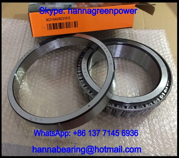 M231649/231610 Inch Tapered Roller Bearing 152.4x222.25x46.83mm