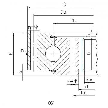013.25.355 slewing bearing with inner gear