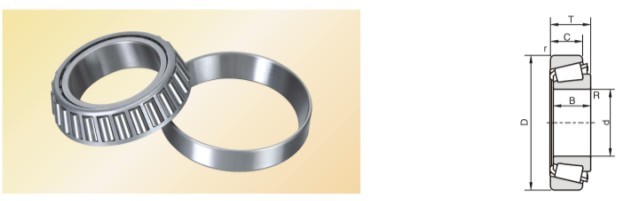 LM501349/LM501314 tapered roller bearings