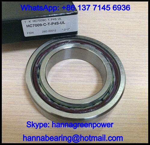 HC7009-C-T-P4S-UL Angular Contact Ball Bearing for Spindle 45x75x16mm