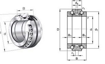 ZKLN2557.2RS2AP bearing