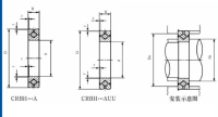 Supply CRBH8016AUU cross roller bearings,CRBH8016AUU bearing size80x120x16mm