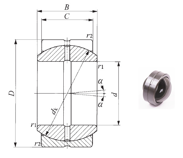 SB 110A bearings Manufacturer, Pictures, Parameters, Price, Inventory status.