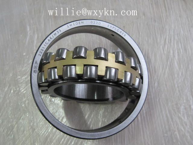 22211CAKW33 Spherical Roller Bearing 55×100×25mm