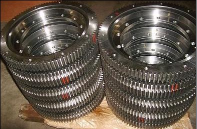 91-20 0541/1-07122 Four-point Contact Ball Slewing Bearing With External Gear
