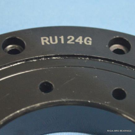 RU124G robotic high rigidity crossed roller bearings 80*165*22mm