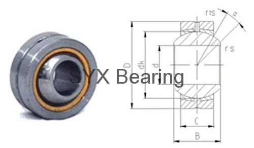 spherical plain bearing GEBK12S
