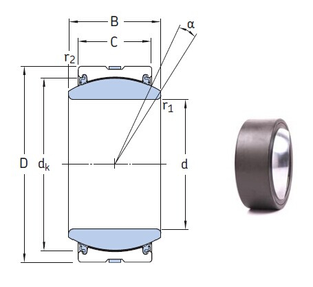 GE 120 TXG3A-2LS bearings Manufacturer, Pictures, Parameters, Price, Inventory status.