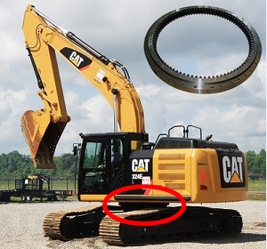 Excavator slewing ring for CATERPILLAR 225, Part Number:8K4127
