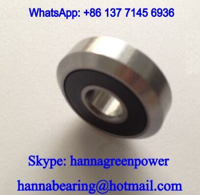 RE901-2RS Guide Track Roller Bearing 4x12.7x4mm