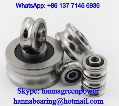 R2.5 U-Groove Guide Roller Bearing 4x13x6mm
