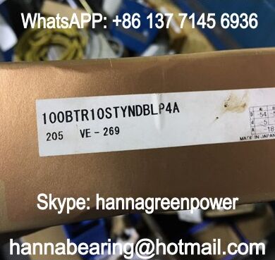 100BTR10 Angular Contact Thrust Ball Bearing 100x150x45mm