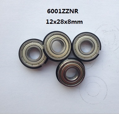 6001ZZNR bearing for copier fuser roller 12x28x8mm