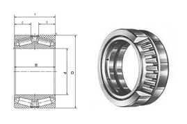 93801DW/125 bearings 203.2x317.5x133.35mm