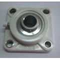 SUCF204 square plastic bearing blockc& stainless steel inner