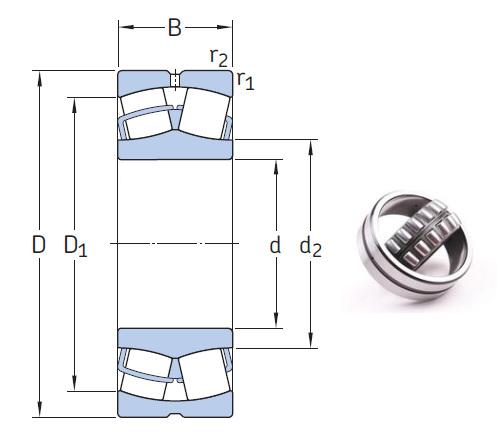 22234 CCK/W33 the most novel spherical roller bearing 170*310*86mm