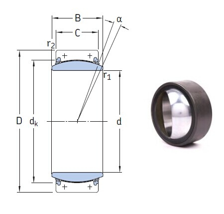 GEC 500 TXA-2RS bearings Manufacturer, Pictures, Parameters, Price, Inventory status.