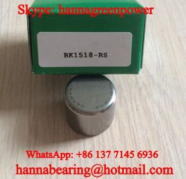 BK1015-RS Closed End Needle Roller Bearing 10x14x15mm