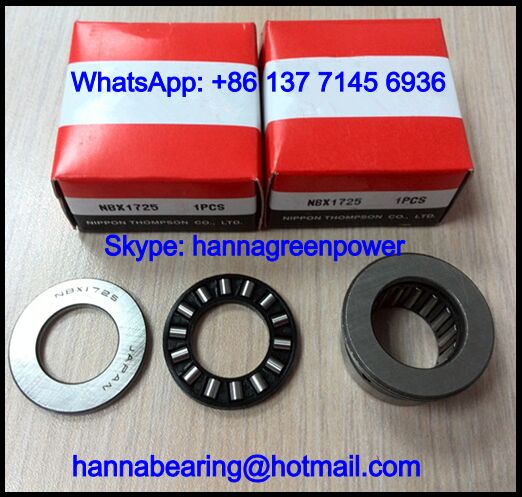 NBX1523 Needle Roller Bearing with Thrust Roller Bearing 15x24x23mm