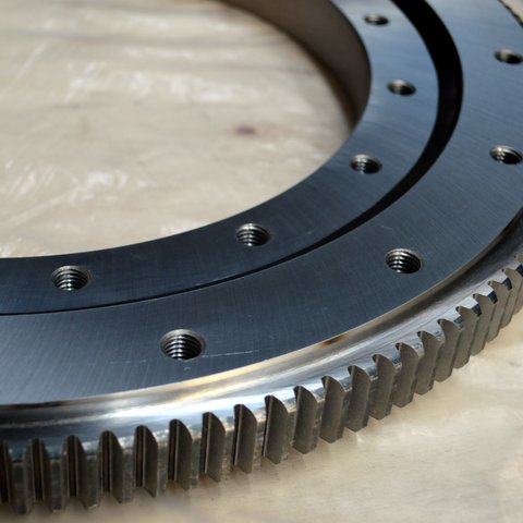 MTE-324T slewing bearing with threaded holes