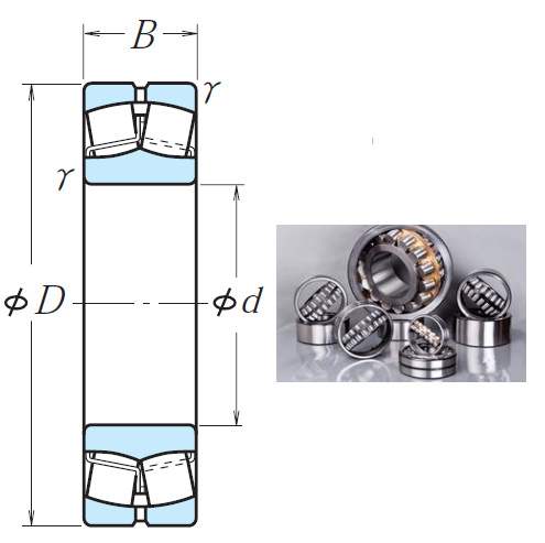 24148CE4 Spherical Roller Bearings 240*400*160mm