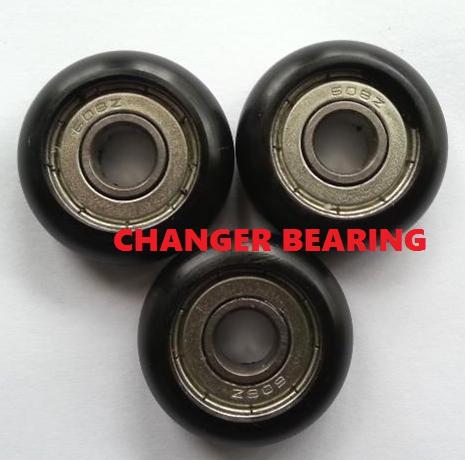 608ZZ rubber coated ball bearing 8X29X10MM as your drawing