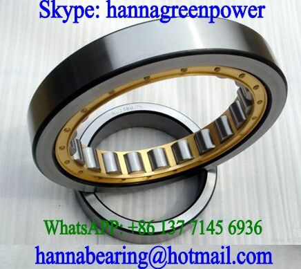 NU 1022 ML Brass Cage Cylindrical Roller Bearing 110x170x28mm