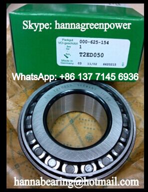 T2ED050 Single Row Tapered Roller Bearing 50x100x36mm