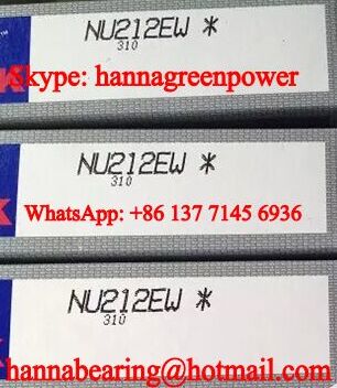 NU212EW Cylindrical Roller Bearing 60x110x22mm