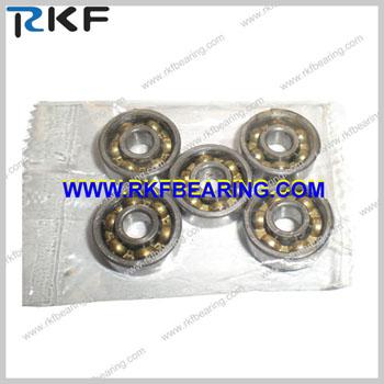 Micro bearing with brass cage