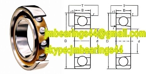 7238B/DB, 7238B/DF, 7238B/DT angular contact ball bearing 190*340*55