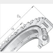 VLA200844-N outer geared slew bearing