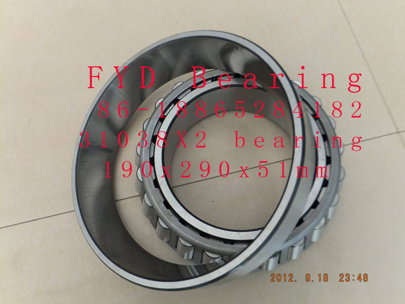 31038X2 FYD taper roller bearing 190x290x51mm