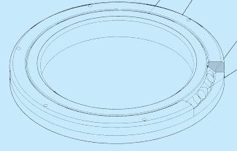 CRBC 70070 Thin-section Crossed Roller Bearing