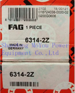 FAG 6314-2Z Bearings