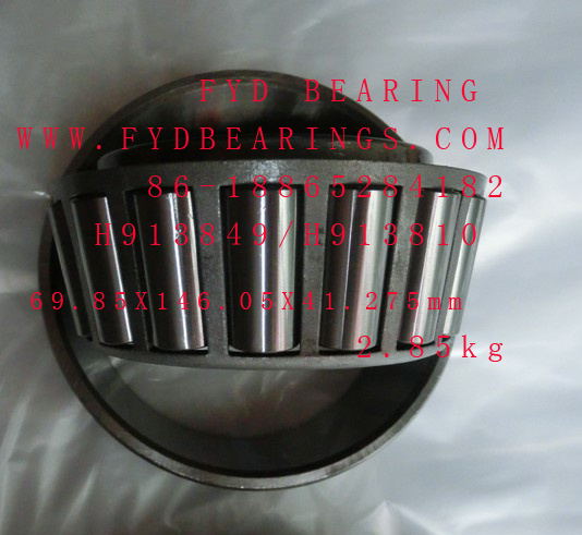 H913849/H913810 fyd taper roller bearing 69.85X146.05X41.275mm 2.85kg