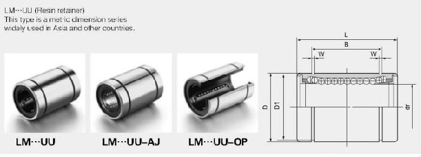 LM6UU 6*12*19mm