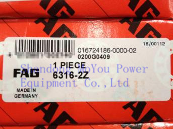 FAG 6316-2Z Bearings