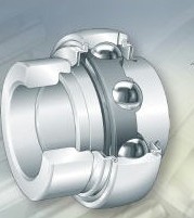 GE17-KRR-B Radial insert ball bearings17x40x37.4mm