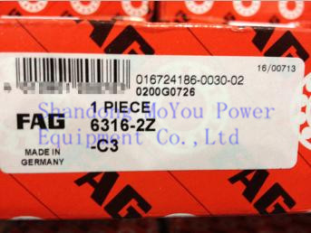FAG 6316-2Z-C3 Bearings