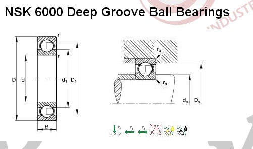 6000 Deep Groove Ball Bearings