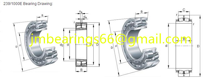 239/1000E Spherical Roller Bearings 1000x1320x236mm