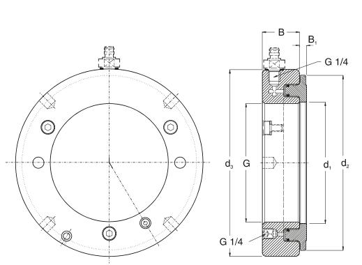 hydraulic nut HYDNUT105 bearing tool