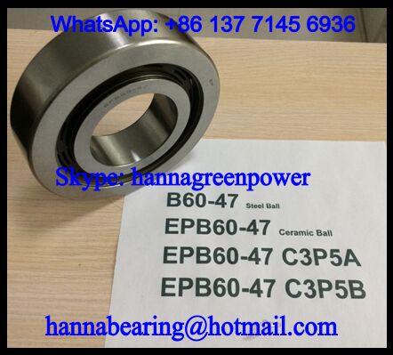 EPB60-47C3P5B High Speed Ceramic Ball Bearing 60*130*31mm