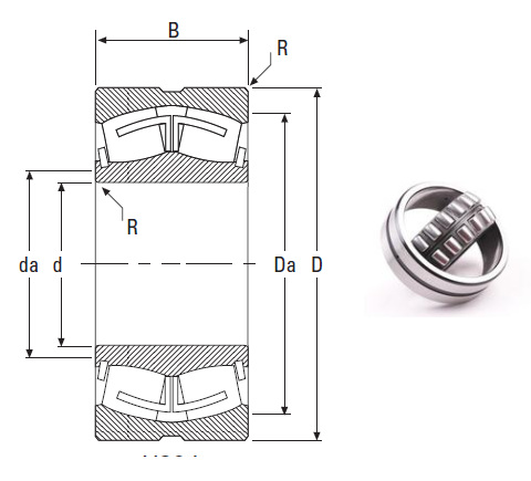 High precision and good price 21306VCSJ spherical roller bearing30*72*19mm