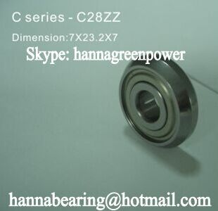 C6-ZZ Track Roller Bearing 6x20.4x9.5mm