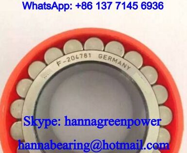 F204781 Double Row Cylindrical Roller Bearing 40x61.74x35.5mm