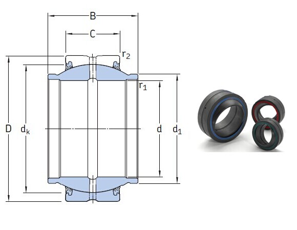 GEZM 312 ES-2RS bearings Manufacturer, Pictures, Parameters, Price, Inventory status.