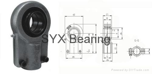 Hydraulic rod end bearing GIHN-K50LO
