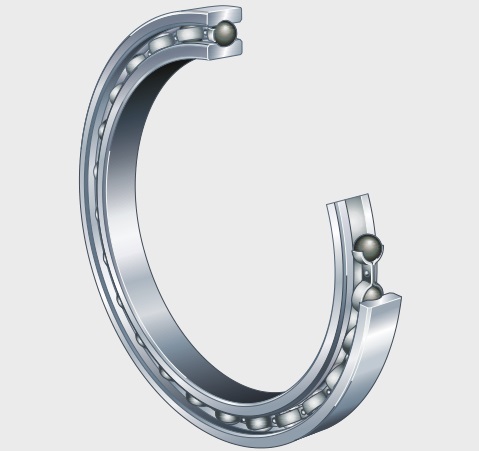 F-HC808546.KL Hybrid deep groove ball bearings with ceramic balls, Single row 